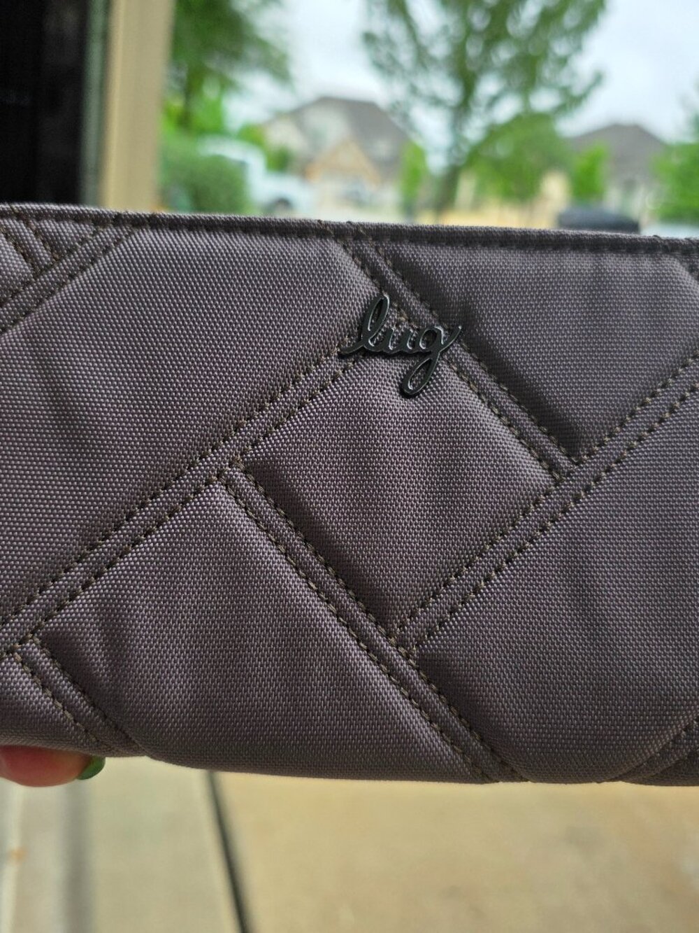 Lug Arabesque Ultra-X Long Wallet in Walnut